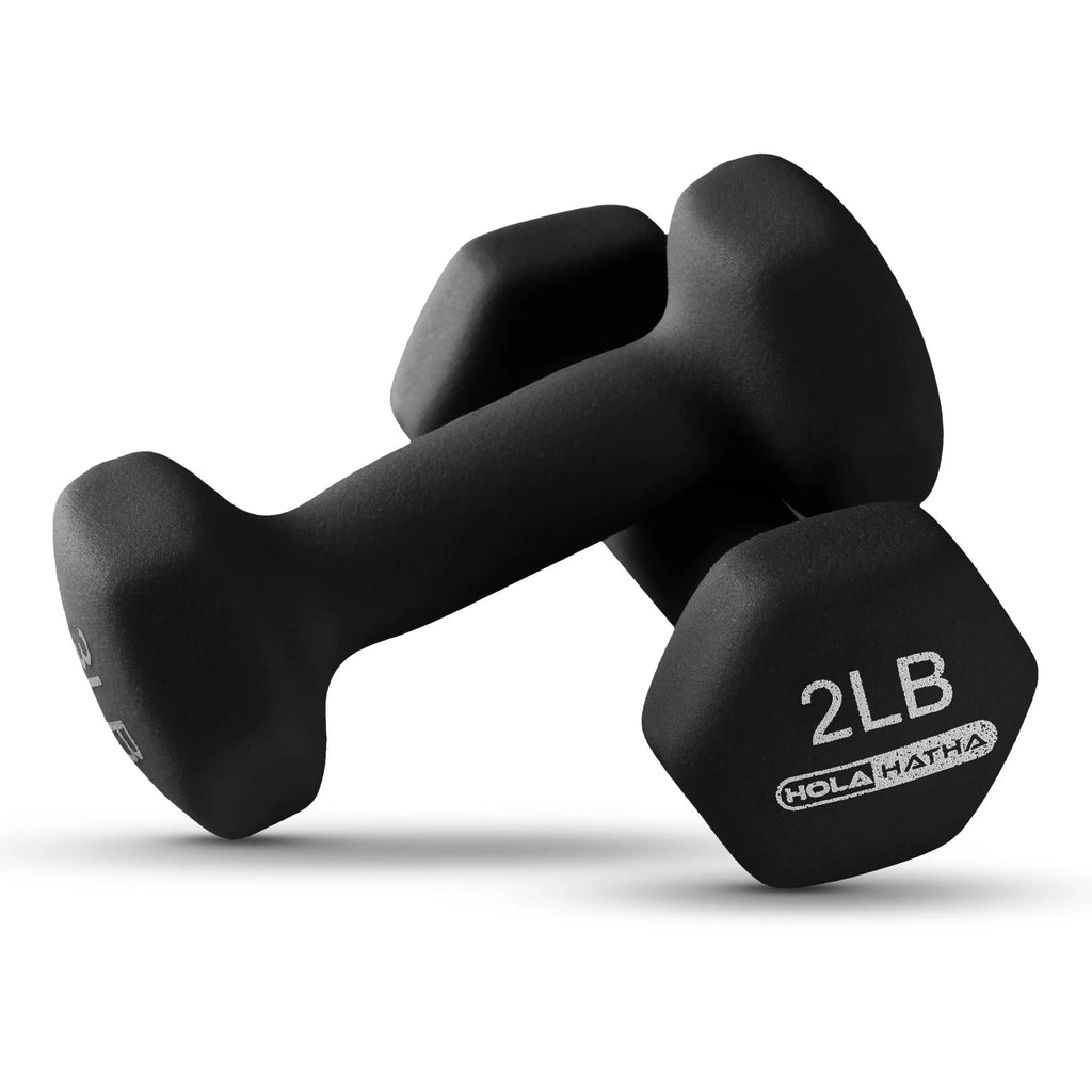 Neoprene Dumbbell Weight Set with Rack