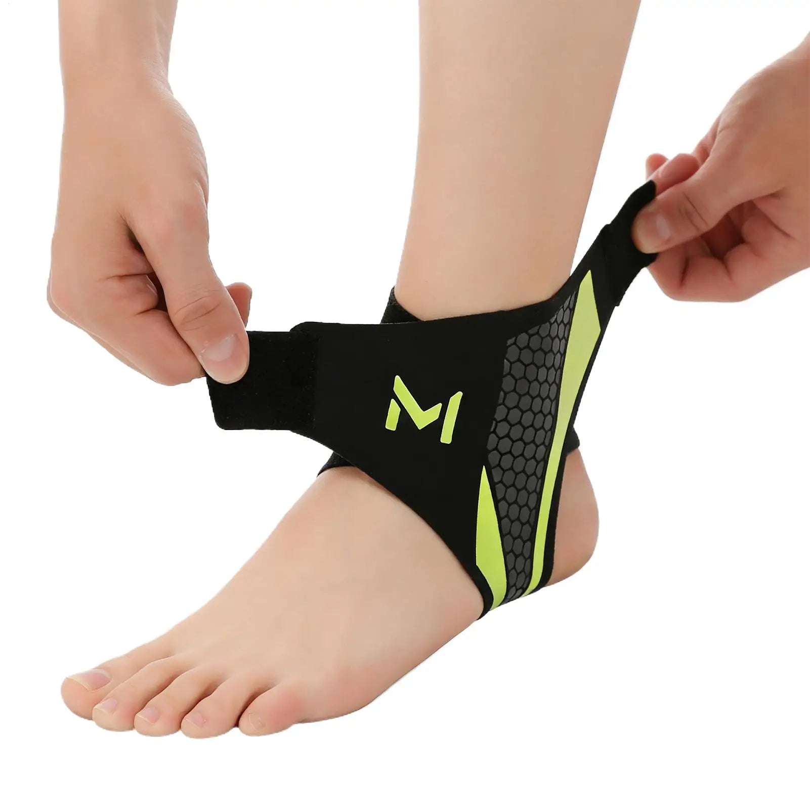 Ankle Sleeve Breathable Sports Sleeve Foot Brace Ankle Support Strap for Exercise Fitness Walking Running Hiking Cycling Skating