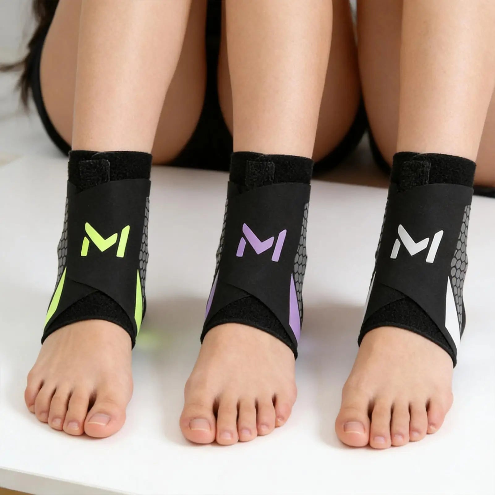 Ankle Sleeve Breathable Sports Sleeve Foot Brace Ankle Support Strap for Exercise Fitness Walking Running Hiking Cycling Skating