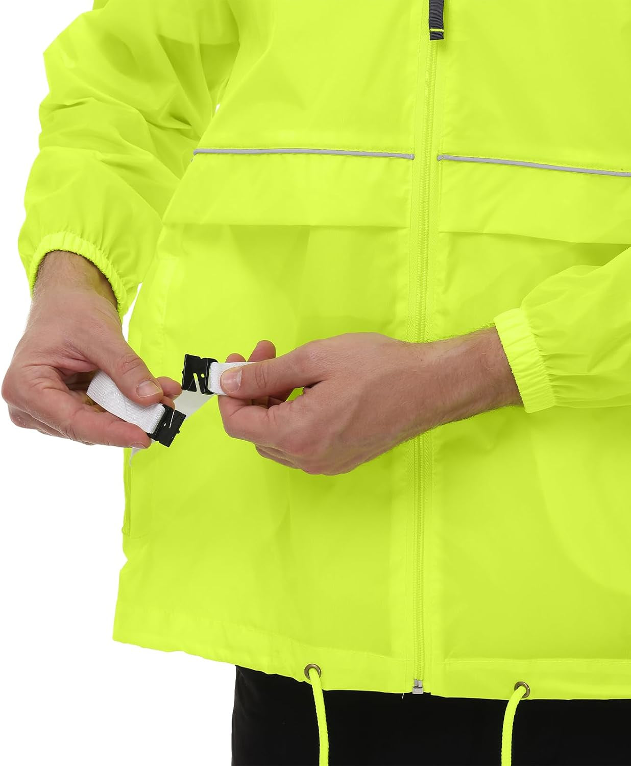 Men'S Rain Jacket Running Windbreaker