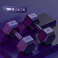 Hexagonal Dumbbell Fitness Weight Lifting