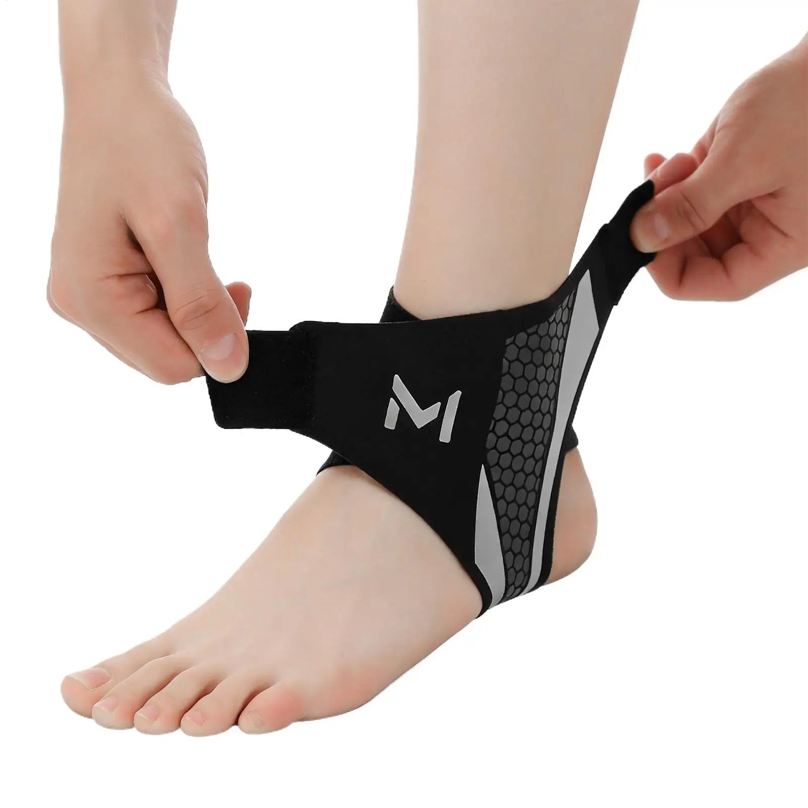 Ankle Sleeve Breathable Sports Sleeve Foot Brace Ankle Support Strap for Exercise Fitness Walking Running Hiking Cycling Skating