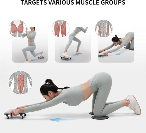 Ab Roller with Knee Pads for Abs Workout