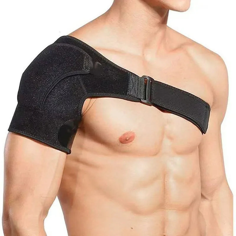 Adjustable Shoulder Brace with Pressure Pads Unisex Wearable Shoulder Support Strap Usable for Both Left and Right Shoulders